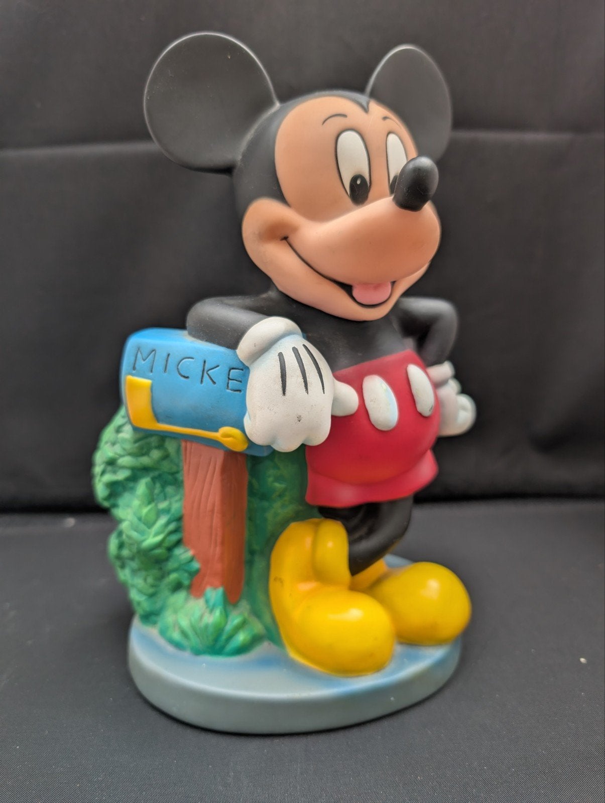 Vintage Disney Mickey Mouse spaarpot rek5, Gebruikt, Ophalen of Verzenden, Metaal of Blik, Nvt