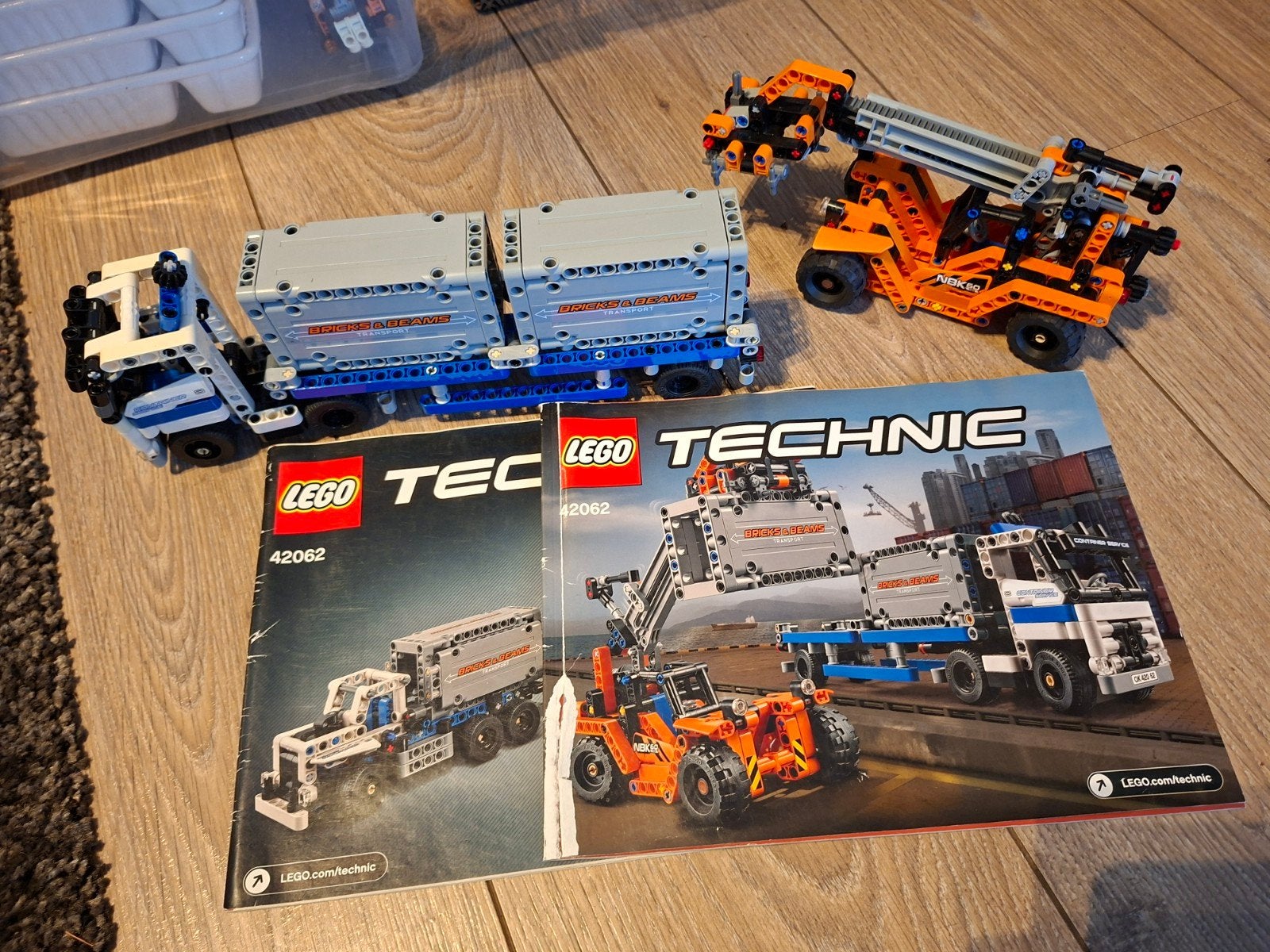 LEGO Technic 42062 Container Transport & Heftruck, Kinderen en Baby's, Lego, Nieuw, Ophalen of Verzenden, Complete set