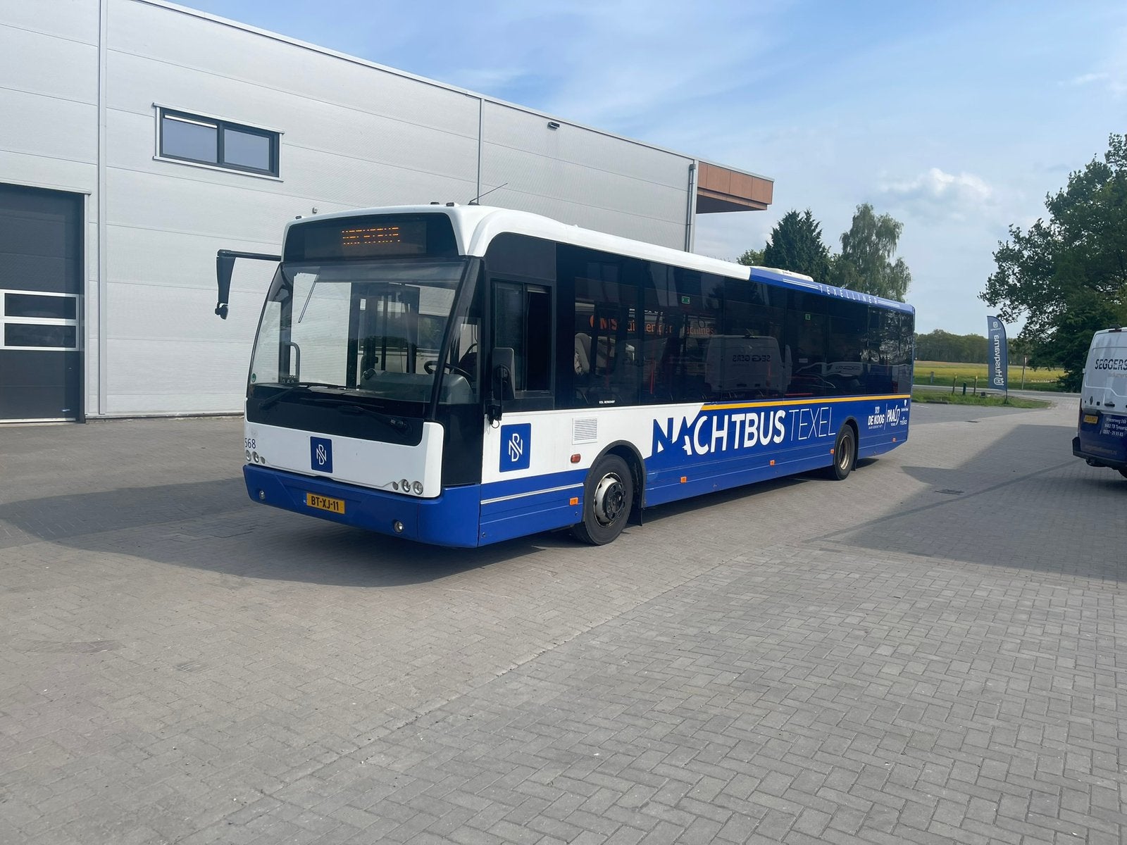 Daf Autobus stadsbus tiny house camper project vdl Berkhof, Wit, 218 pk, Diesel, Particulier