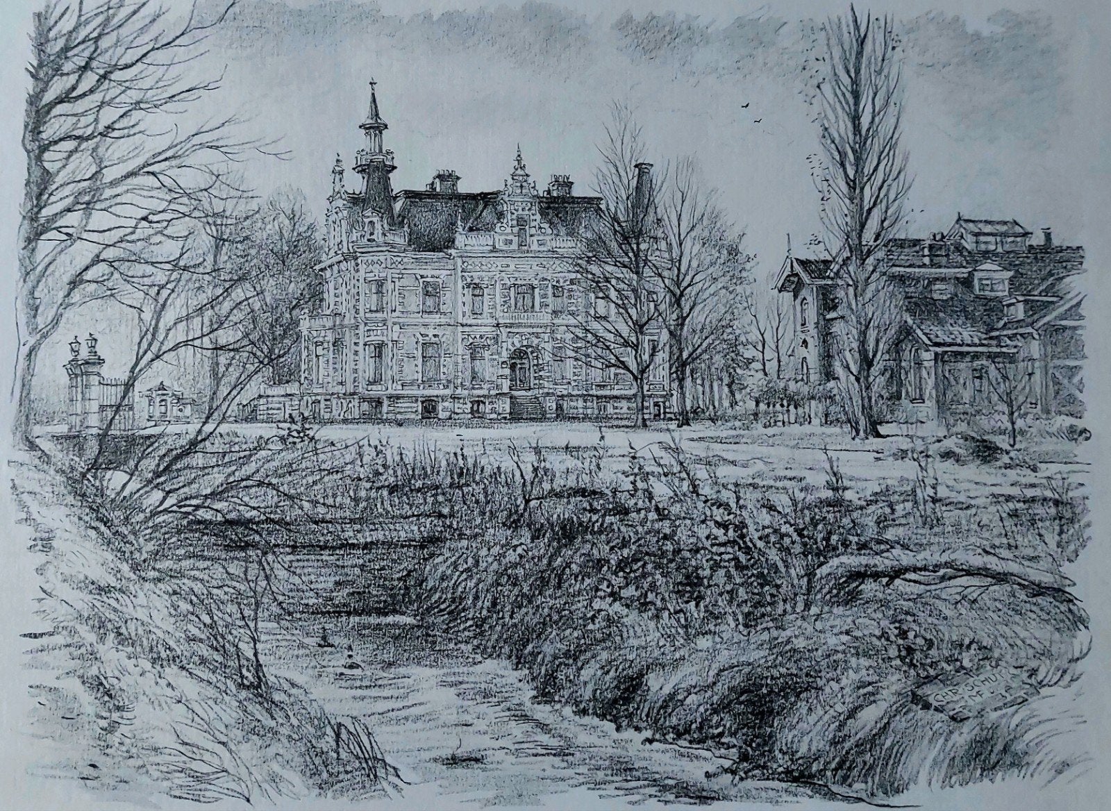 Nigtevecht ... Huis Zwaanwijck ..., Antiek en Kunst, Ophalen of Verzenden
