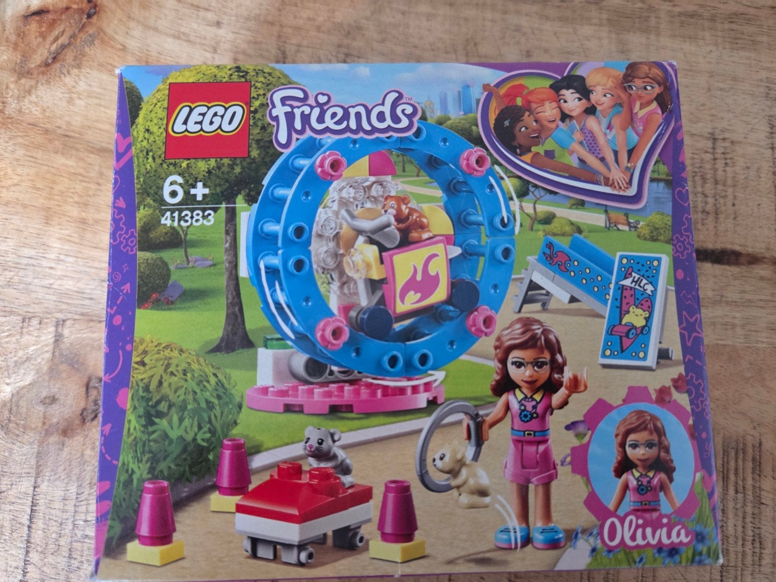 LEGO Friends 41383 Olivia's hamsterspeelplaats, Lego, Friends, Ophalen of Verzenden, Zo goed als nieuw