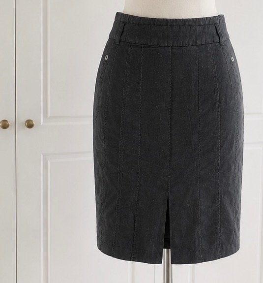  Sandwich zwarte kokerrok zwart S NIEUW, Kleding | Dames, Rokken, Zwart, Nieuw, Ophalen of Verzenden, Knielengte