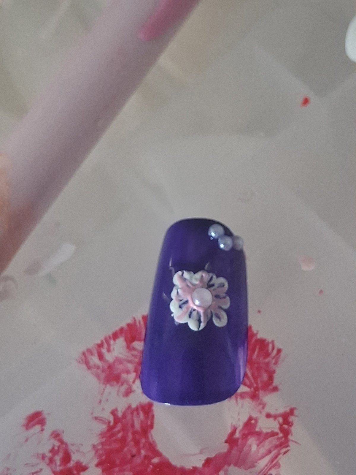 nep nagels, Nieuw, Ophalen of Verzenden, Dame, Zilver