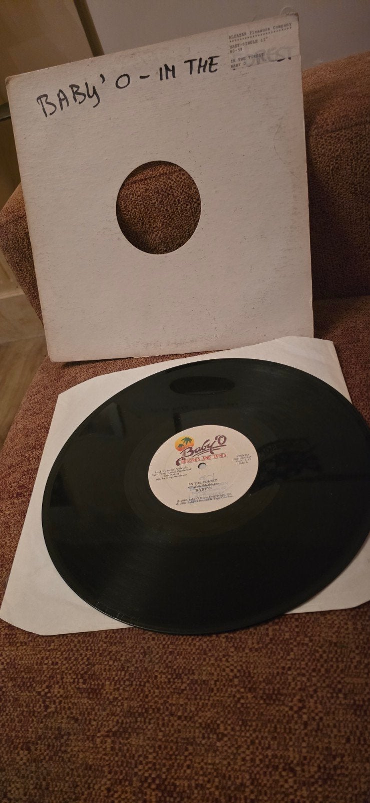 Baby O - In The Forest (Maxi-Single 12 inch), Cd's en Dvd's, Vinyl Singles, LP, Gebruikt, Ophalen of Verzenden, Dance en House