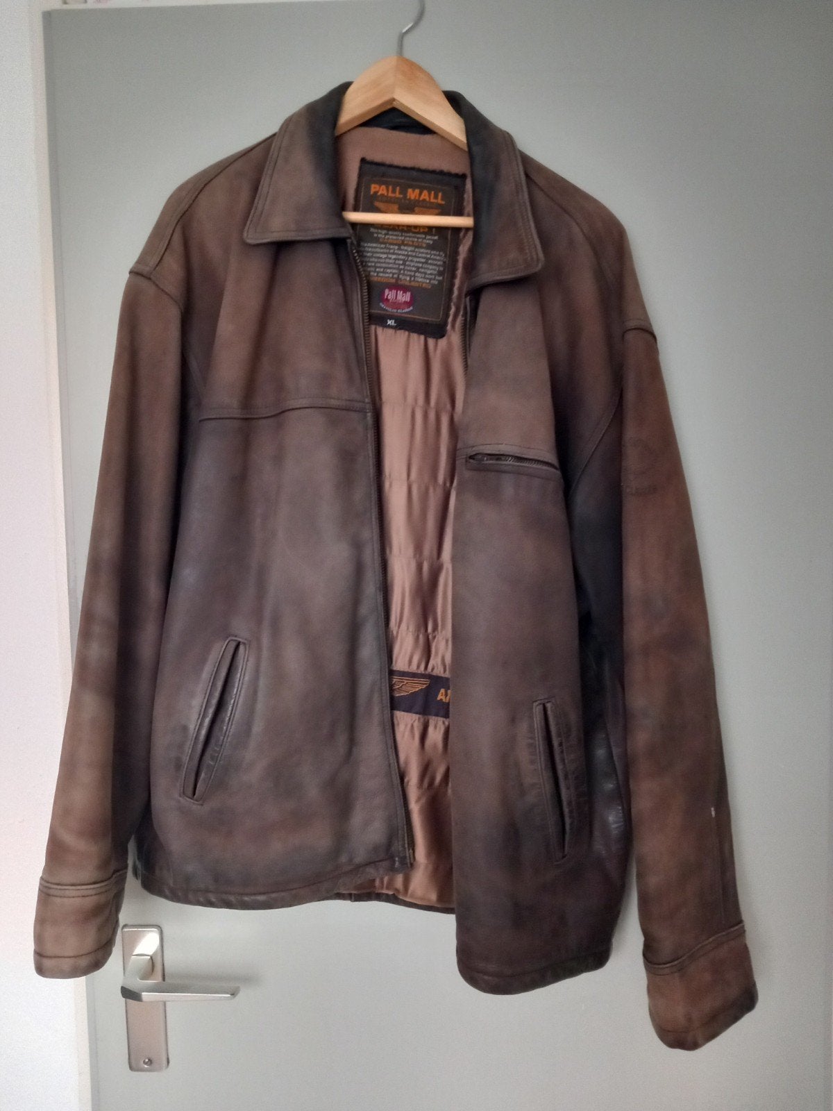 PME Legend Leren Jas, Ophalen of Verzenden, Gedragen, Maat 56/58 (XL), Bruin