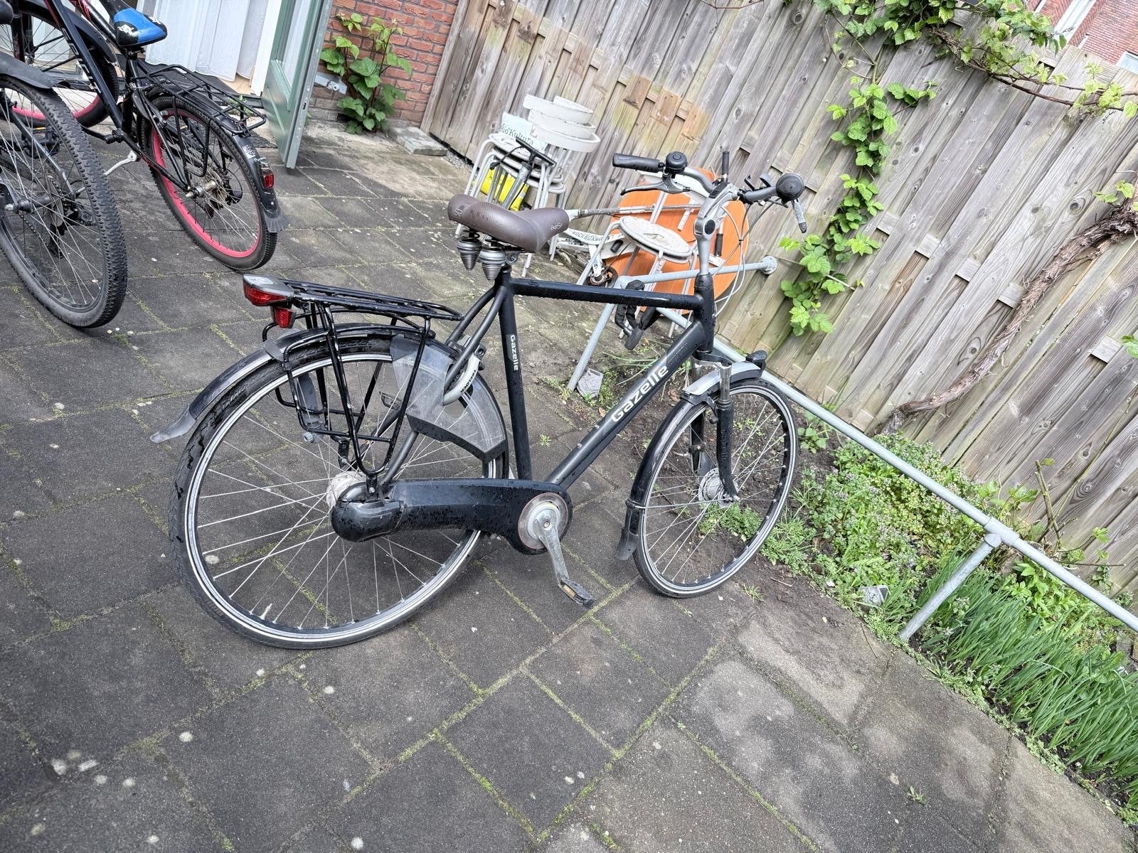 Gazelle stadsfiets - Zwart, 28 inch, 47 tot 51 cm, Ophalen, Jaren '20 of ouder