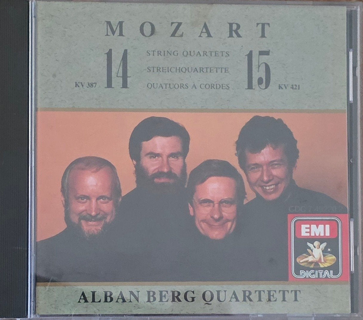 Mozart: Strijkkwartetten 14 & 15 - Alban Berg Quartett CD, Ophalen of Verzenden, Classicisme, Zo goed als nieuw