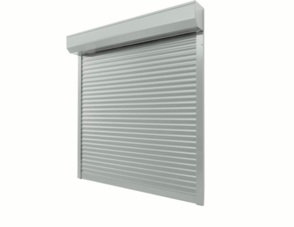 Nieuw Rolluik Somfy Solar RS100 IO Grijs 7038 (1435x1510), Doe-het-zelf en Verbouw, Ophalen, 100 tot 150 cm, Nieuw, Grijs