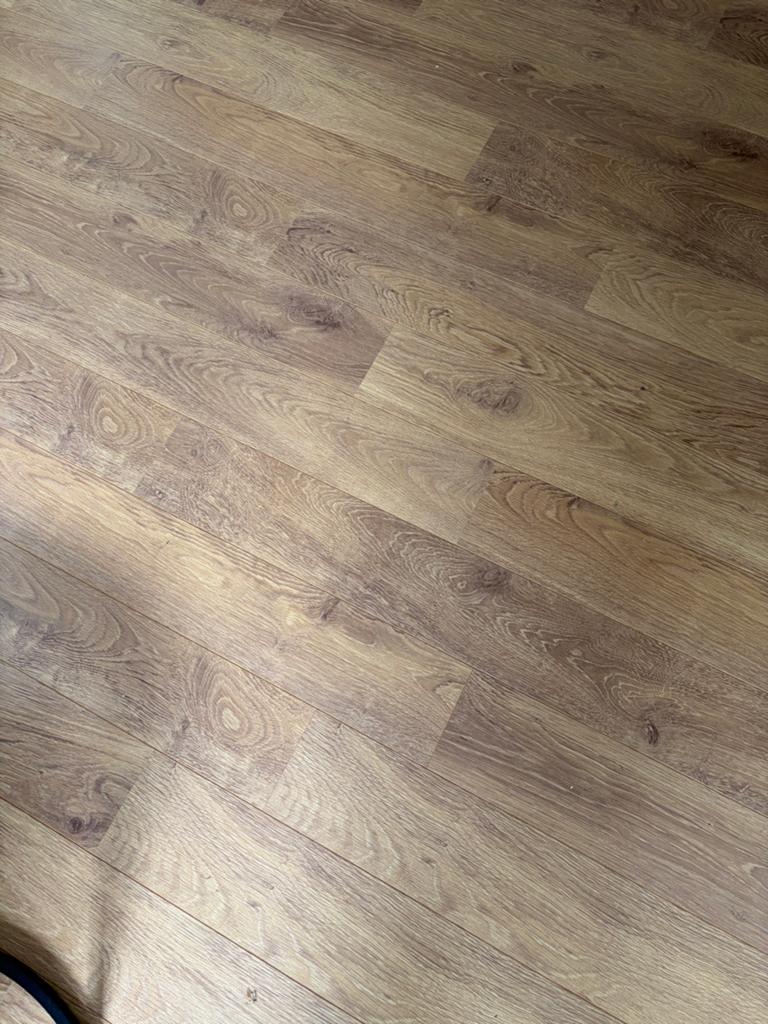 Lichte houten vloer - ca. 40m2, Gebruikt, 10 m² of meer, Hout, Vloerdelen of -planken