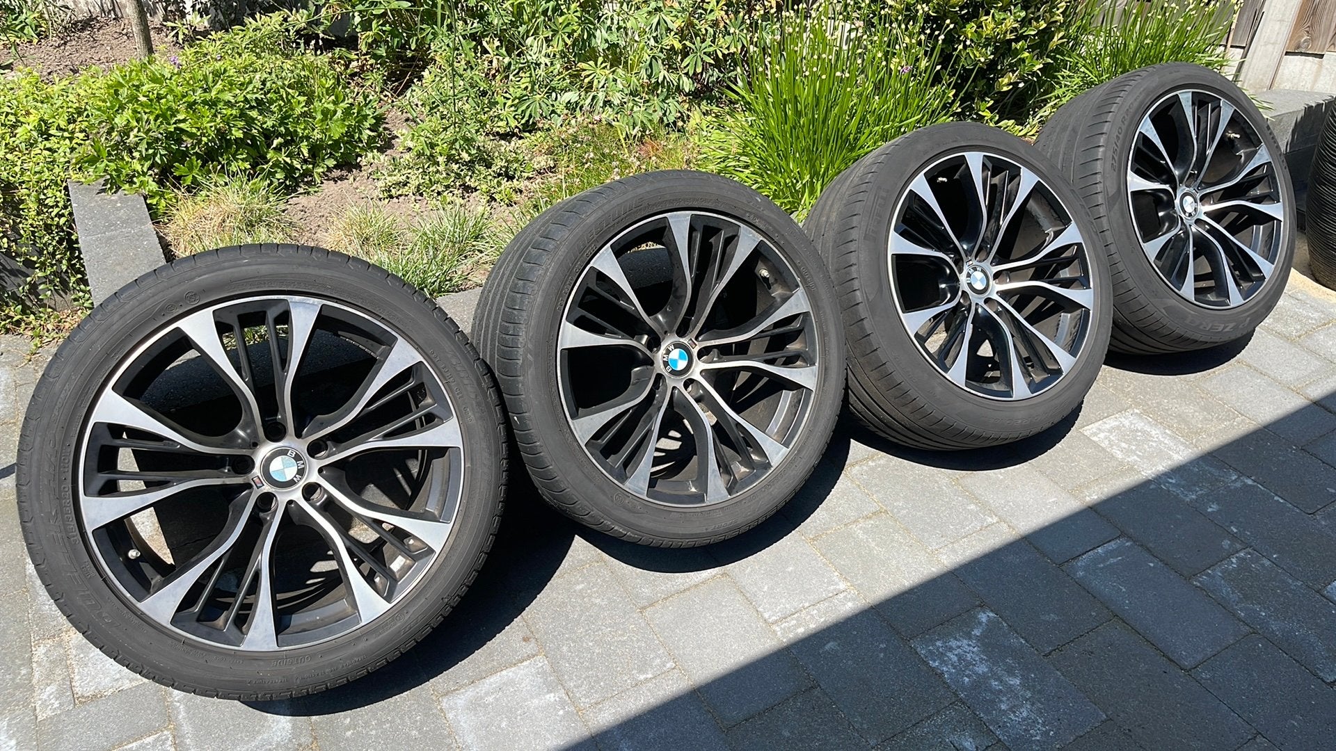 BMW X5 breedset met TPMS, Auto-onderdelen, Banden en Velgen, Ophalen, Gebruikt, Banden en Velgen, Terreinwagen