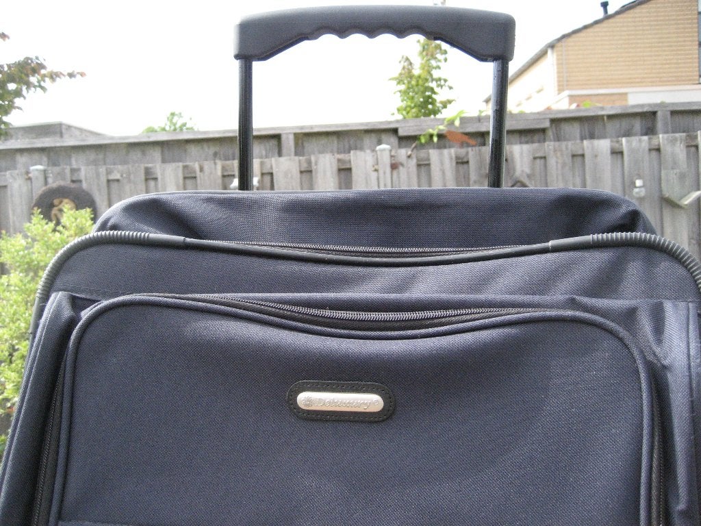 rolkoffer, Wieltjes, Gebruikt, Zacht kunststof, 35 tot 45 cm