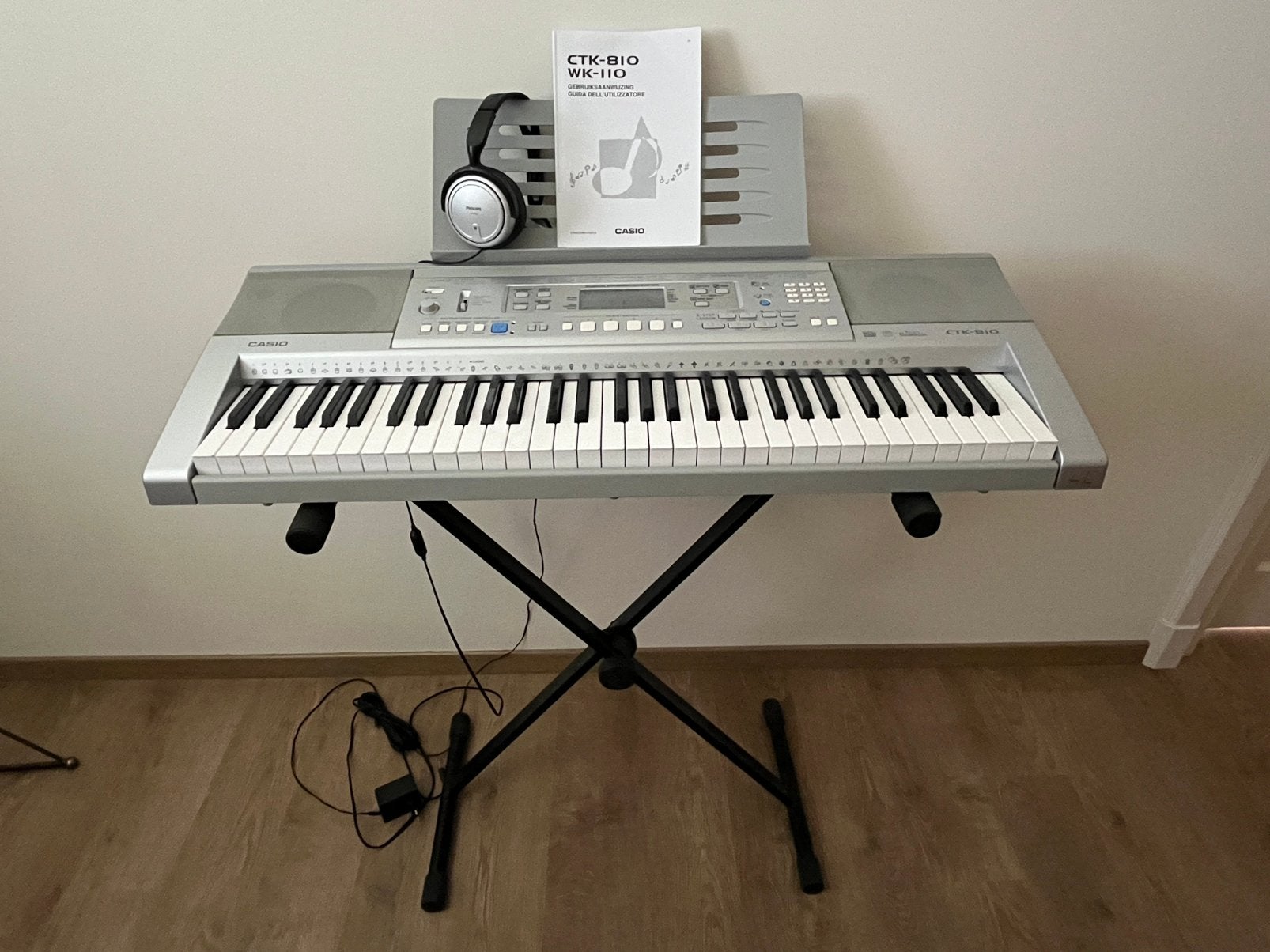 Casio keyboard CTK-810, Ophalen, Casio, Met standaard, 61 toetsen