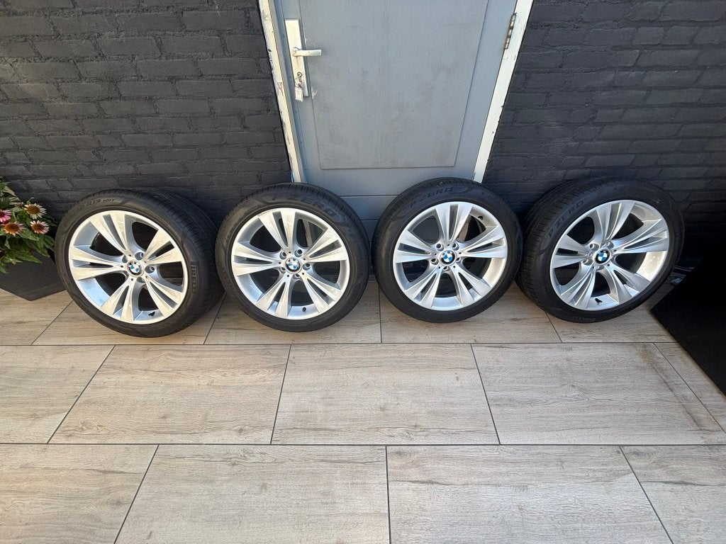 Originele 19 Breed set Velgen BMW X3 F25 met Pirelli P Zero, Gebruikt, 275 mm, Banden en Velgen, Zomerbanden