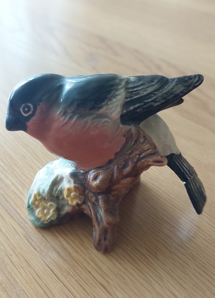 Set van 5 vintage Beswick porseleinen vogelbeeldjes, Ophalen, Gebruikt, Vogel, Beeldje of Figuurtje