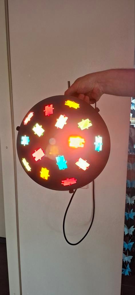 Vintage Disco Lichteffect - Kleurrijke Projectie, Ophalen of Verzenden, Gebruikt, Vintage Disco Party