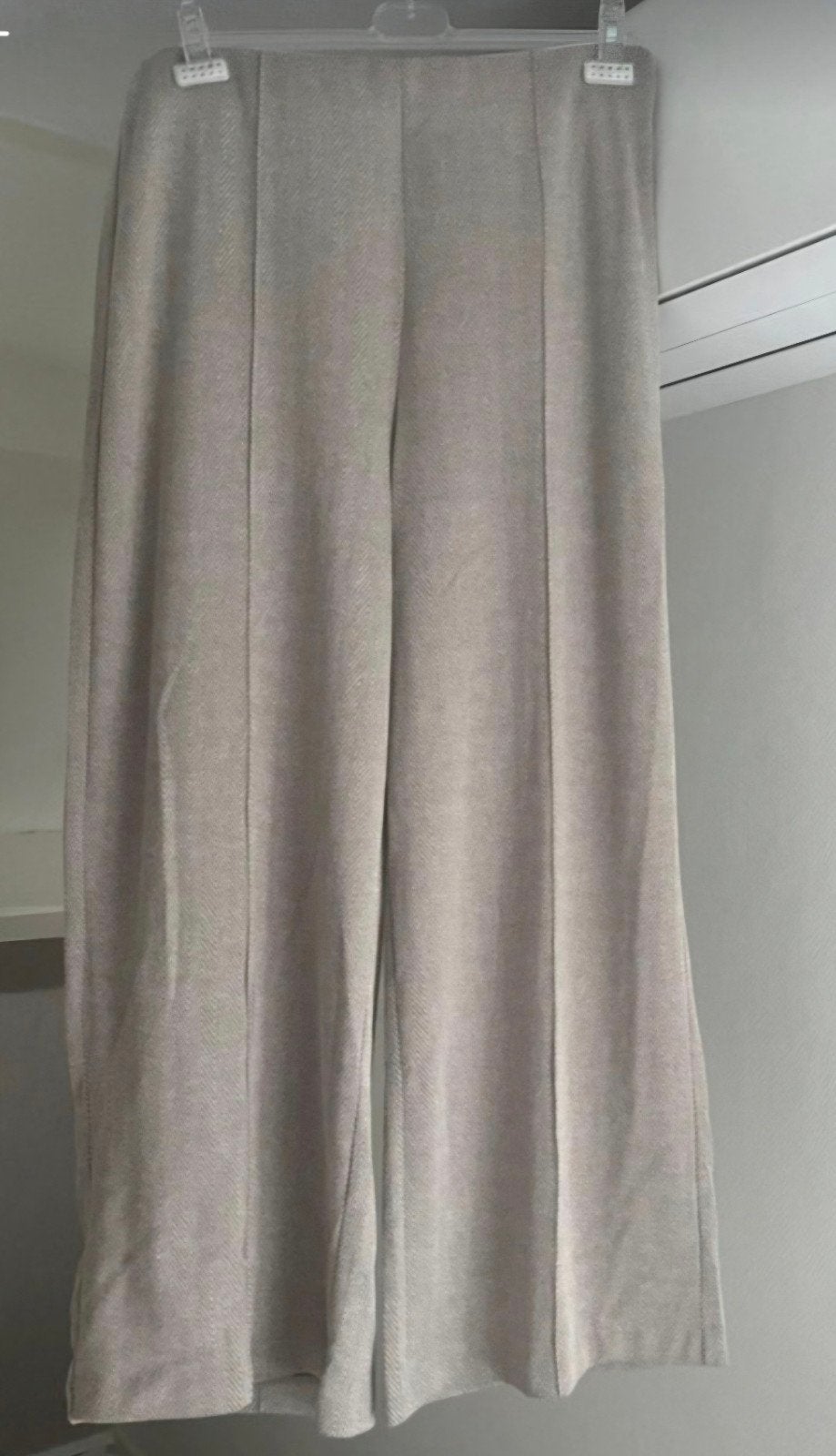 Ichi rechtvallende broek met visgraatmotief, Beige, Maat 46/48 (XL) of groter, Ophalen of Verzenden, Zo goed als nieuw