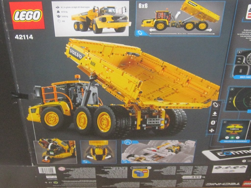 lego volvo kiepwagen 42114, Lego, Compleet, Ophalen of Verzenden, Zo goed als nieuw