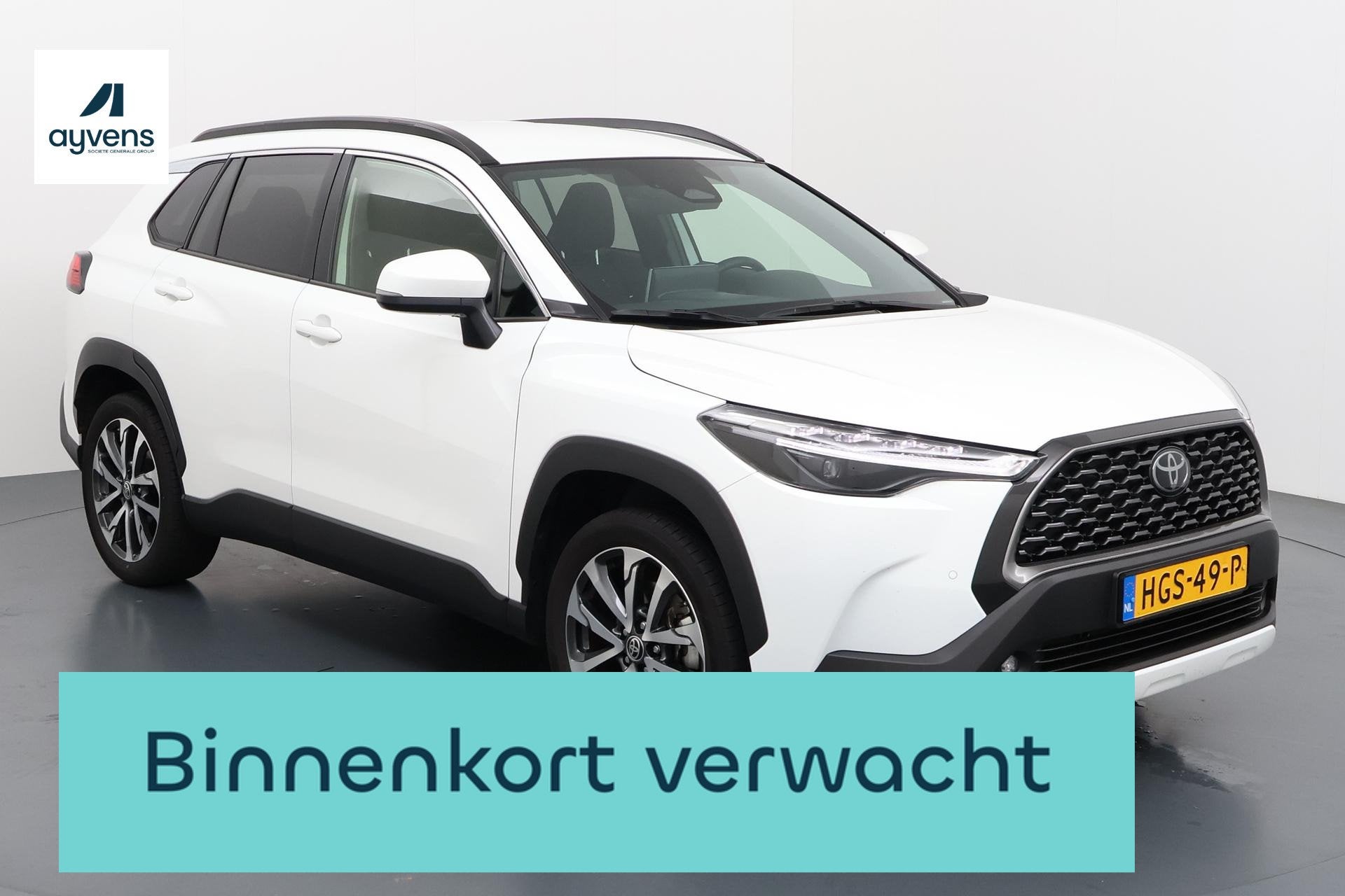 Toyota Corolla Cross Hybrid 140 Style Frisse hybride SUV kla, Auto's, Stof, Gebruikt, 4 cilinders, Wit