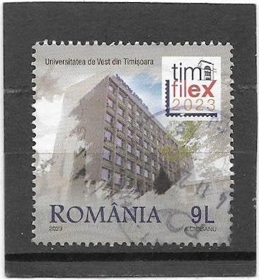 Roemenie 2023 Timfilex National Stamp Exhibition 9L, Verzenden, Overige landen, Gestempeld