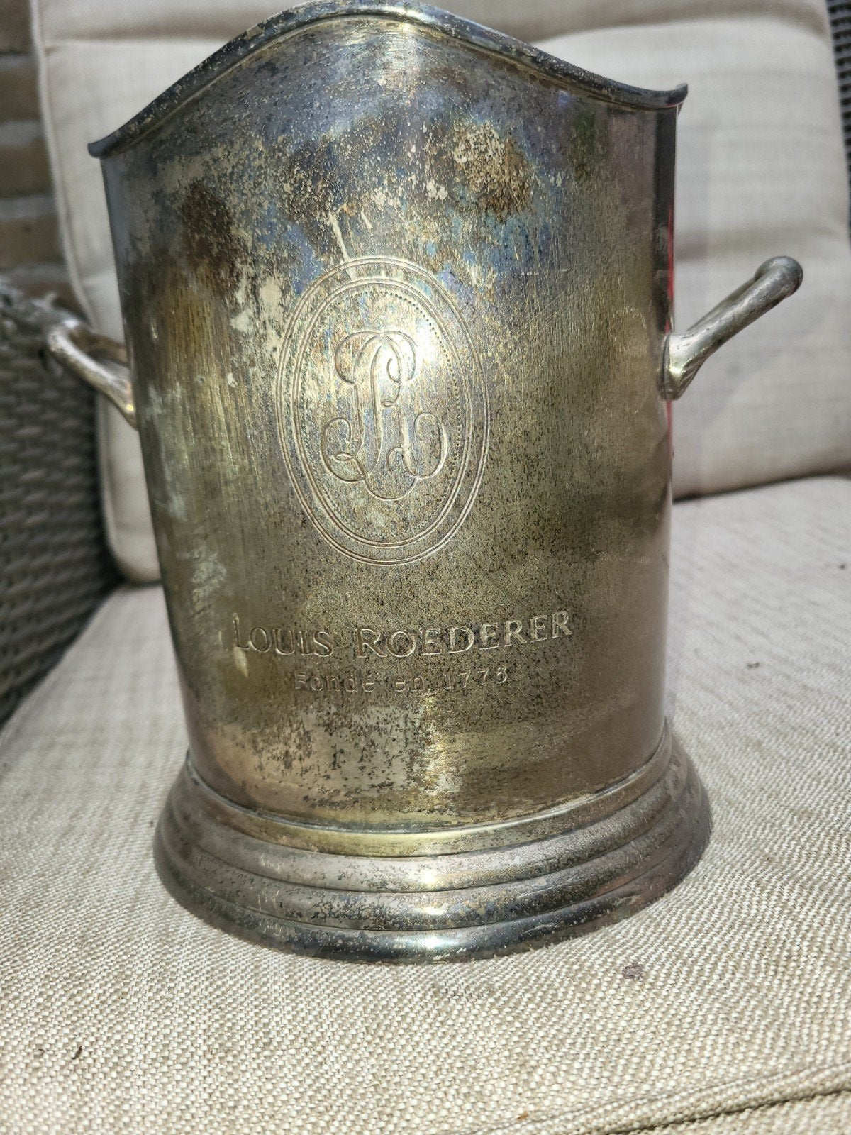 louis roederer fondée en 1776 wijn koeler, Verzamelen, Ophalen of Verzenden