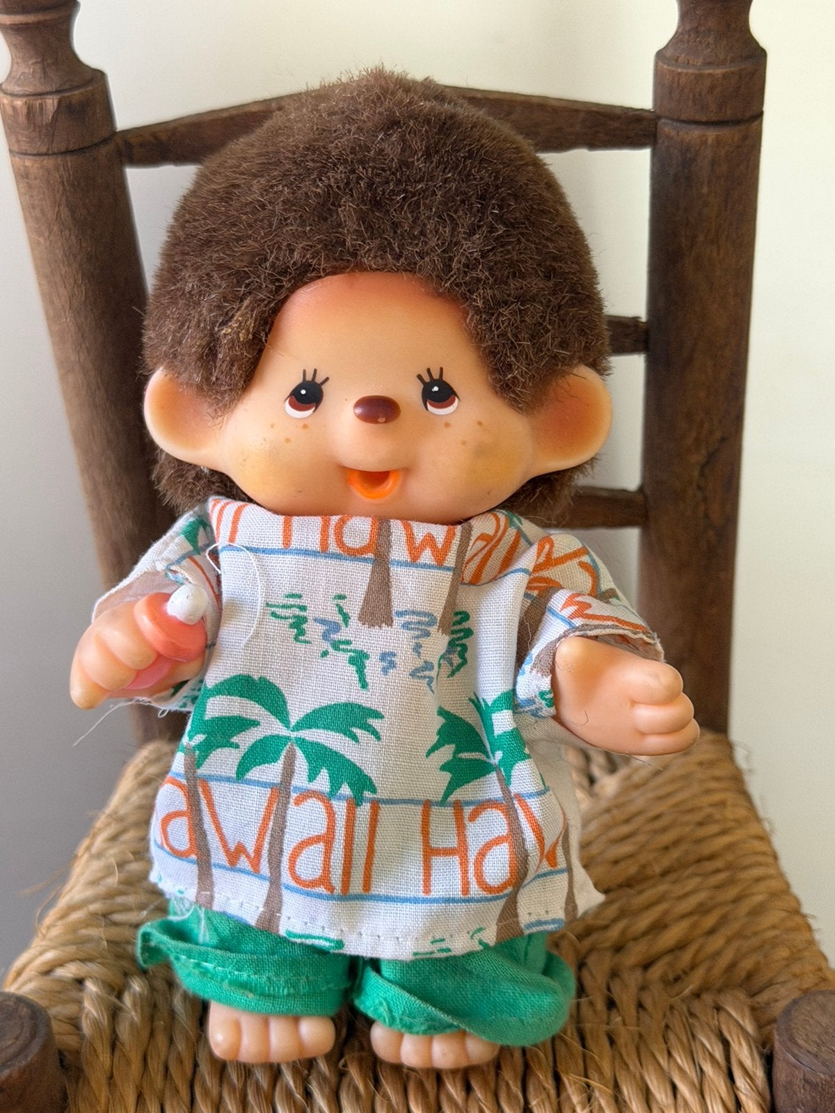Van oma’s zolder – Originele Sekiguchi Monchhichi 12cm -1974, Verzamelen, Beren en Cherished Teddies, Verzenden, Zo goed als nieuw