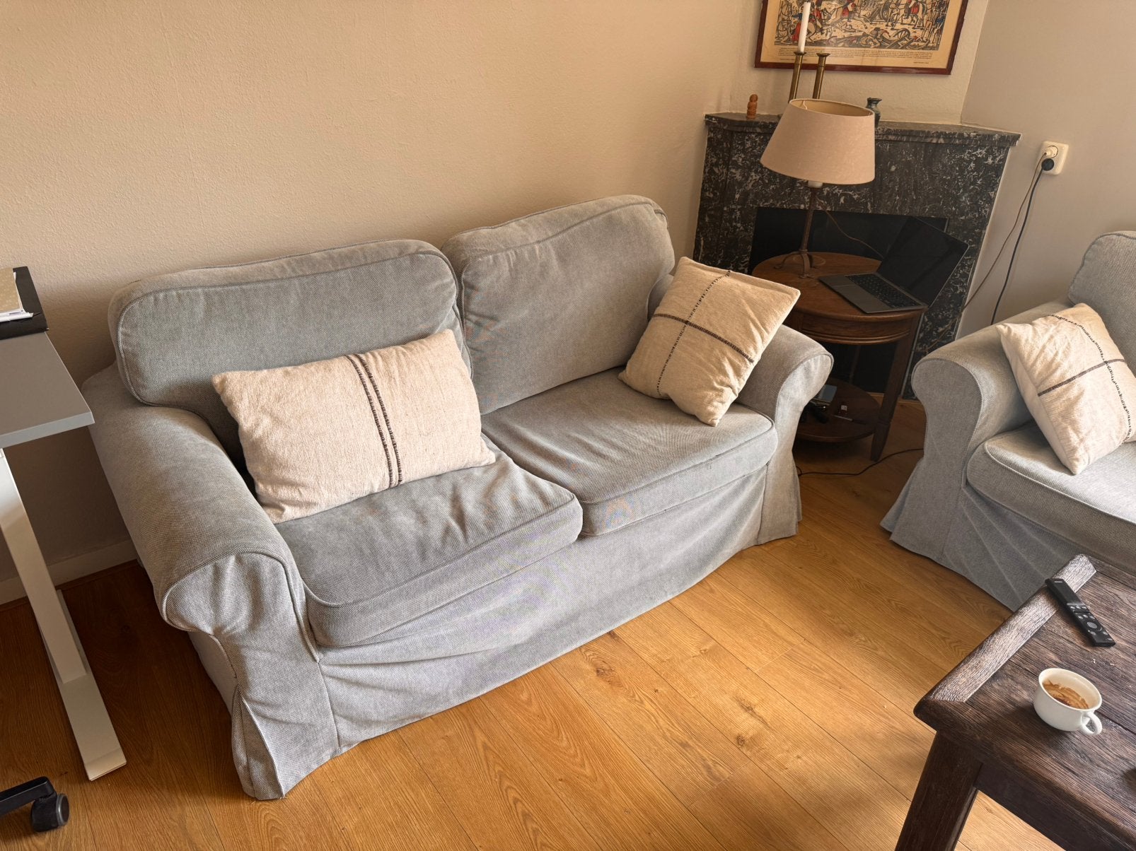 IKEA bankstel (1 of 2), Huis en Inrichting, Banken | Bankstellen, Gebruikt, 150 tot 200 cm, Tweepersoons, 75 tot 100 cm