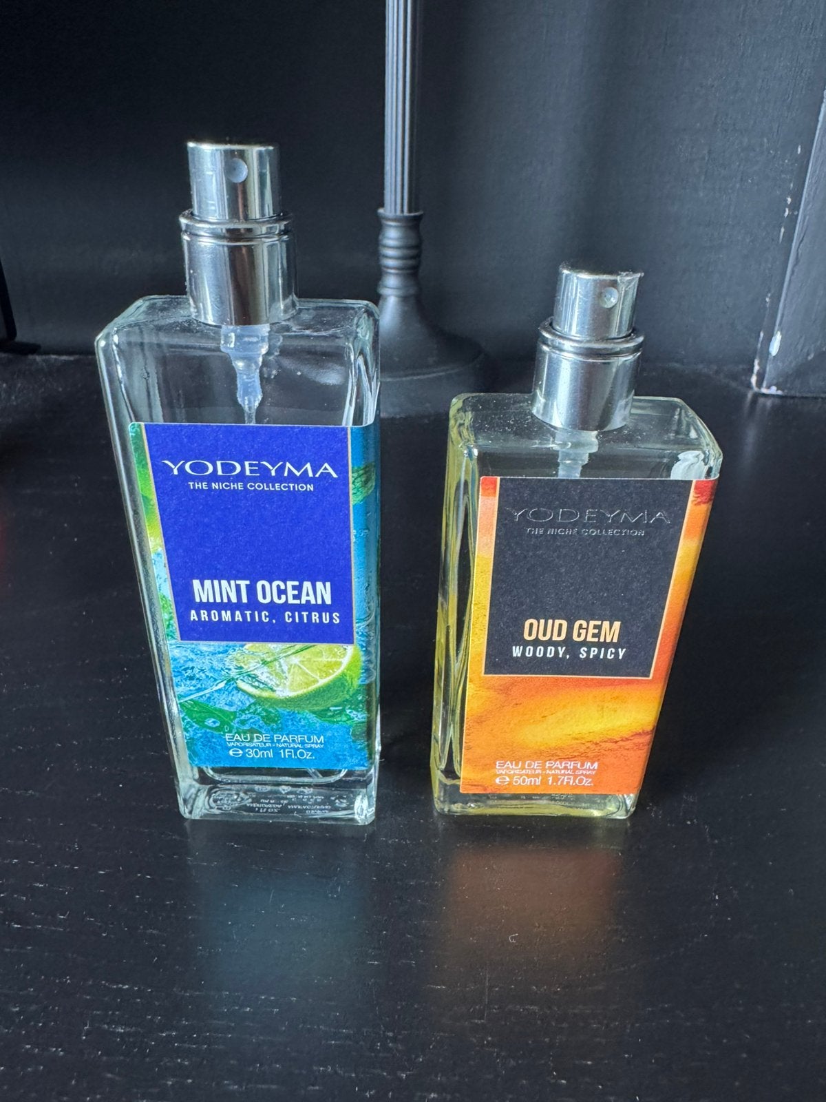 Yodeyma Mint Ocean 30ml & Oud Gem 50ml, Sieraden, Tassen en Uiterlijk, Uiterlijk | Parfum, Ophalen of Verzenden, Zo goed als nieuw