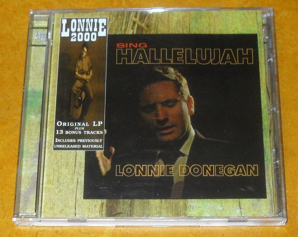 Lonnie Donegan - Sing Hallelujah...Plus CD. 13 bonus tracks, Gospel, Ophalen of Verzenden, Gitaar, Album