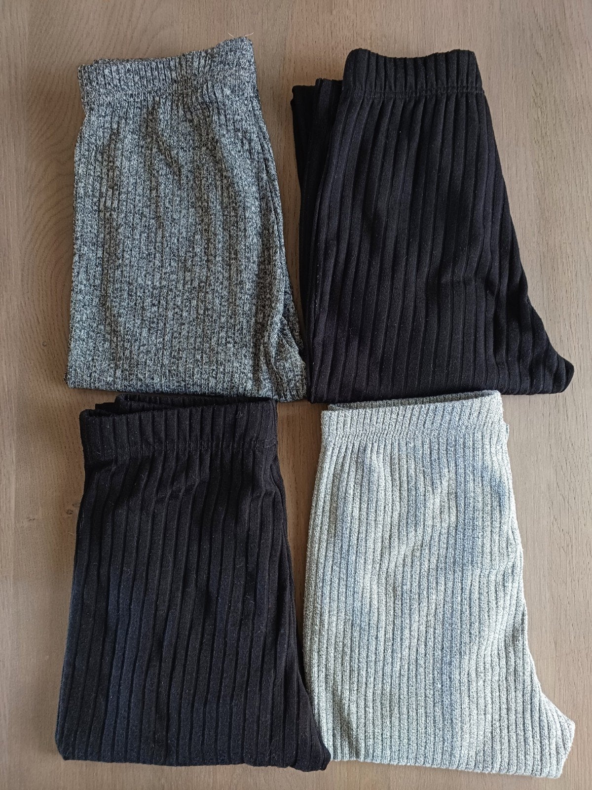 4x Shein Legging Maat 34 - Zwart, Donkergrijs, Lichtgrijs, Legging, Zwart, Overige maten, Ophalen of Verzenden