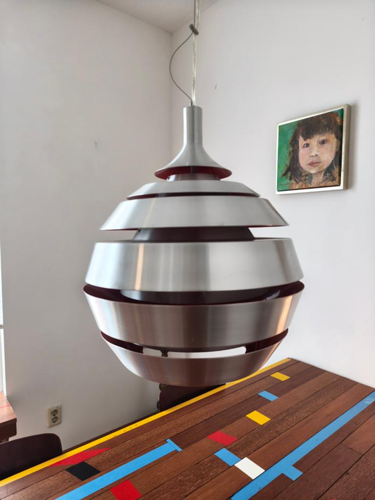 Scandinavisch design , Schalen lamp XL, Huis en Inrichting, Lampen | Hanglampen, Ophalen of Verzenden, Minder dan 50 cm