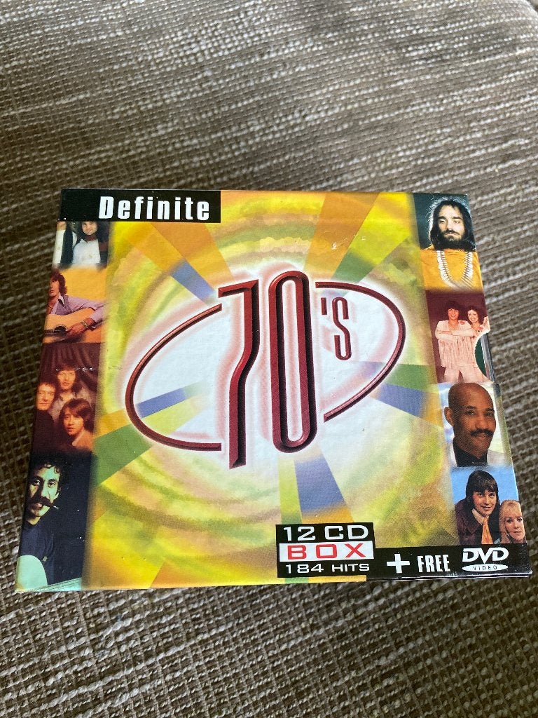 Definite 70's 12 CD Box + DVD - Zeldzaam!, Boxset, Pop, Ophalen of Verzenden, Zo goed als nieuw