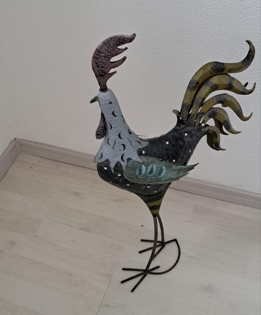 Metalen haan., Ophalen