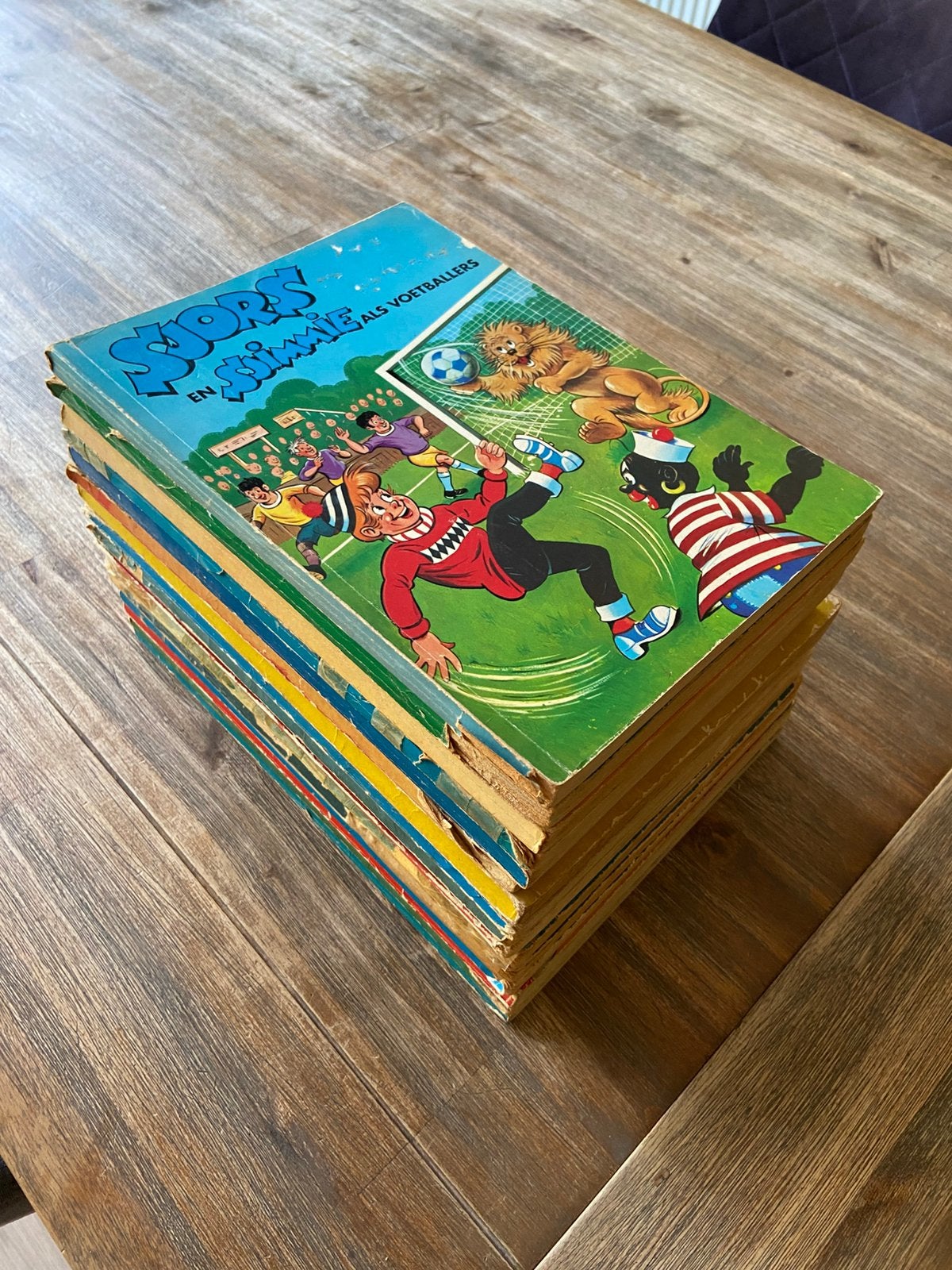 Sjors en Sjimmie (16x), Meerdere stripboeken, Ophalen of Verzenden, Gelezen