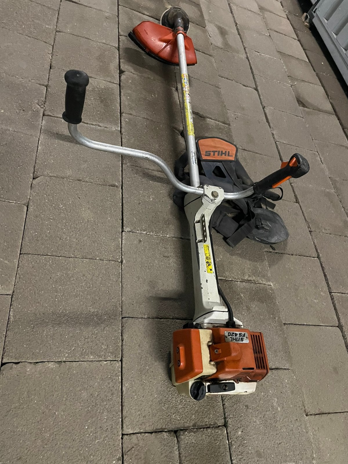 Stihl bosmaaier FS 420,vergelijkbaar met de Stihl Fs 550, Tuin en Terras, Bosmaaiers, Ophalen, Gebruikt, Benzine