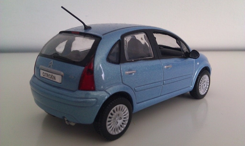 Citroen C3 2002 lichtblauw Norev 1:43, Ophalen of Verzenden, Nieuw, Auto, Norev