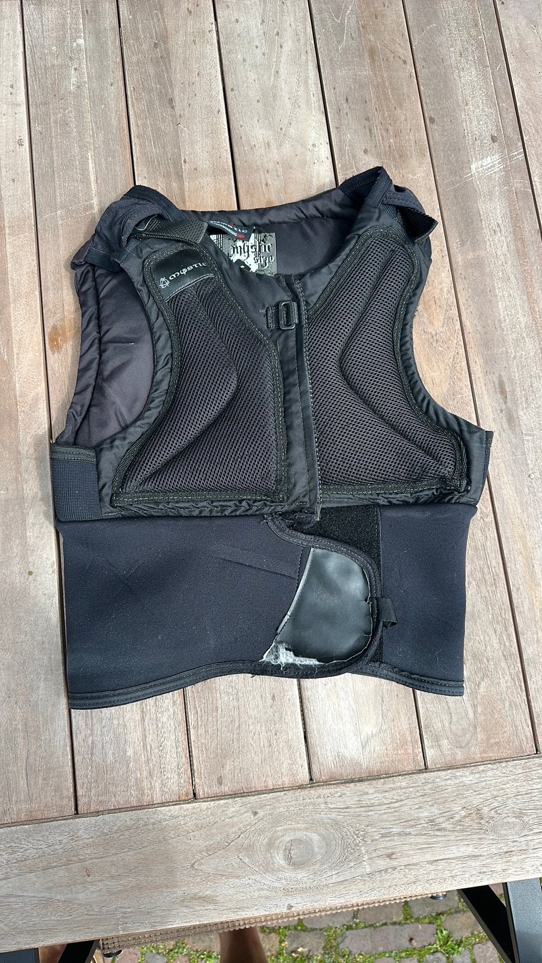 Kinder impact vest mystic mt xs, Gebruikt, Overige typen, Geen board, Ophalen of Verzenden