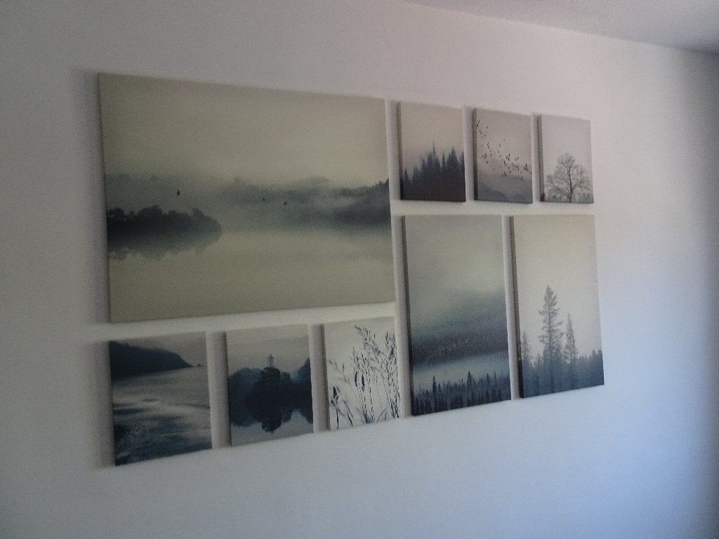 Set 9x Canvas Wanddecoratie Canvas Schilderijen Zonder Lijst, Antiek en Kunst, Kunst | Schilderijen | Klassiek, Ophalen, Doek