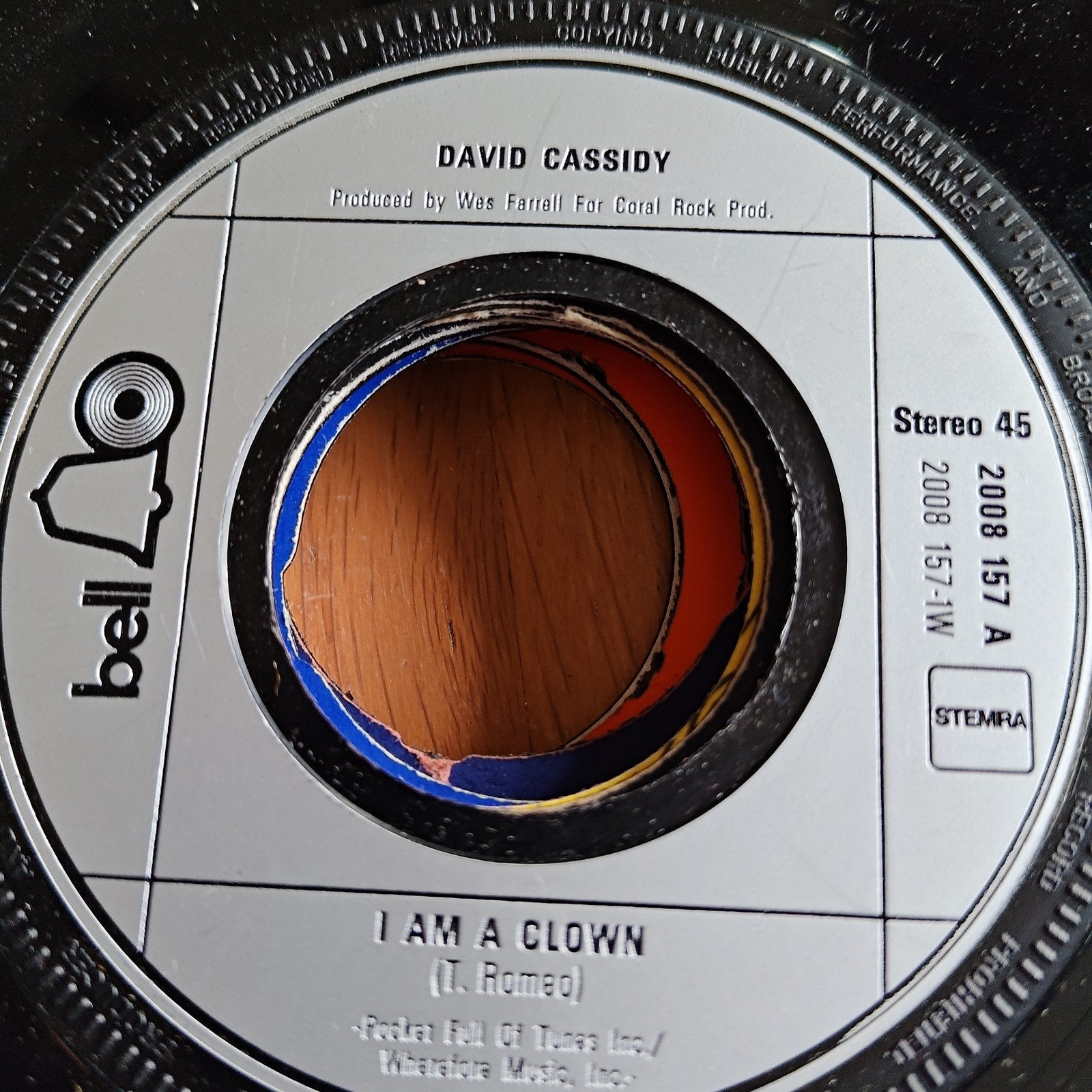 David Cassidy - I Am A Clown (Single), Cd's en Dvd's, Ophalen of Verzenden, 7 inch