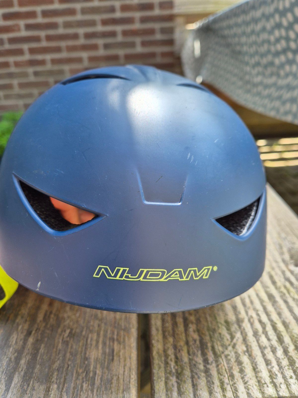 Nijdam fietshelm schaatshelm skeelerhelm kind maat M, Fietsen en Brommers, Ophalen, Gebruikt, M, Jongen of Meisje
