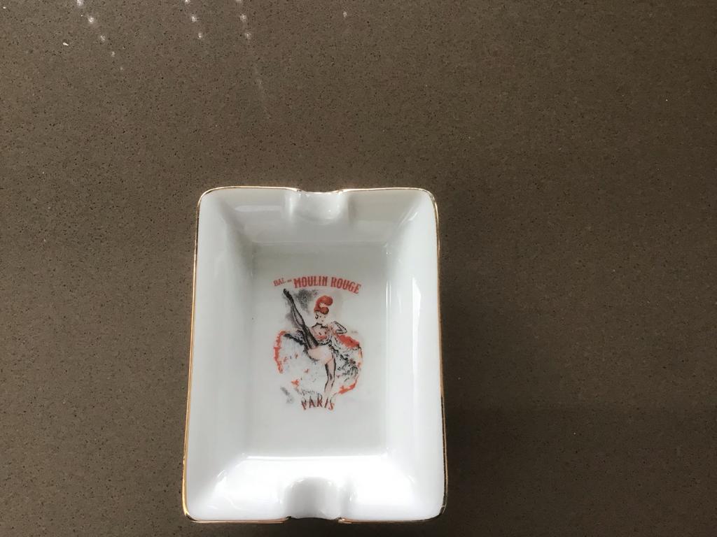 Vintage Limoges Moulin Rouge asbakje, Ophalen of Verzenden