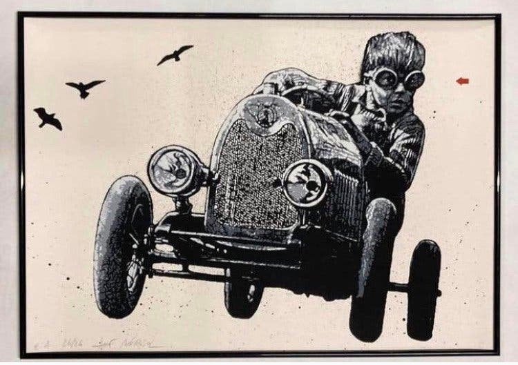 Jef Aerosol : zeefdruk genummerd 26/26. verzamelaar, Ophalen of Verzenden