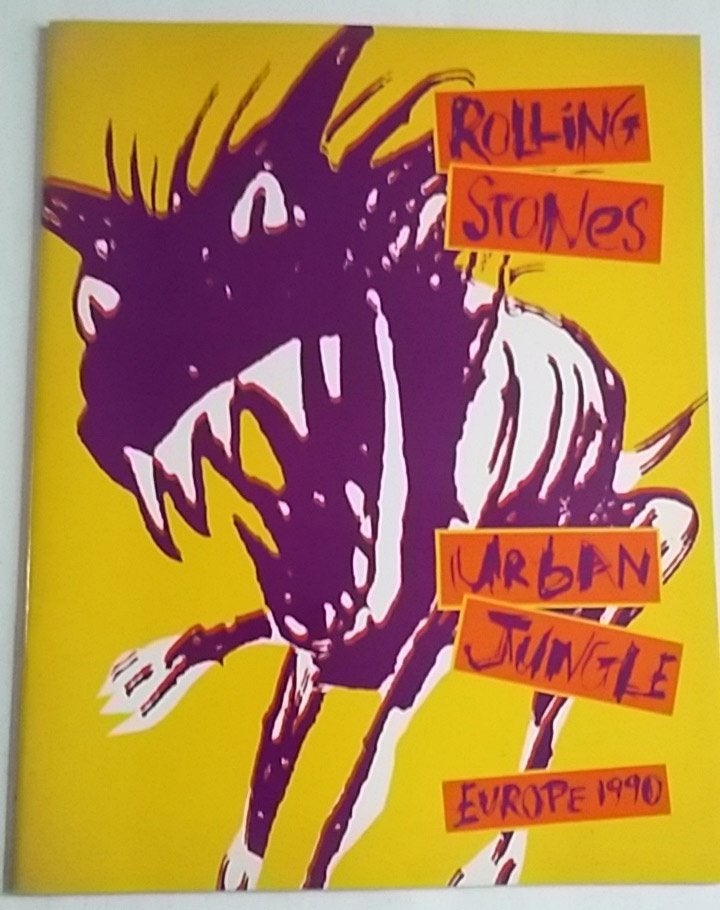 Rolling Stones tourbook Urban Jungle Tour Europe 1990, Ophalen of Verzenden, Zo goed als nieuw, Overige typen