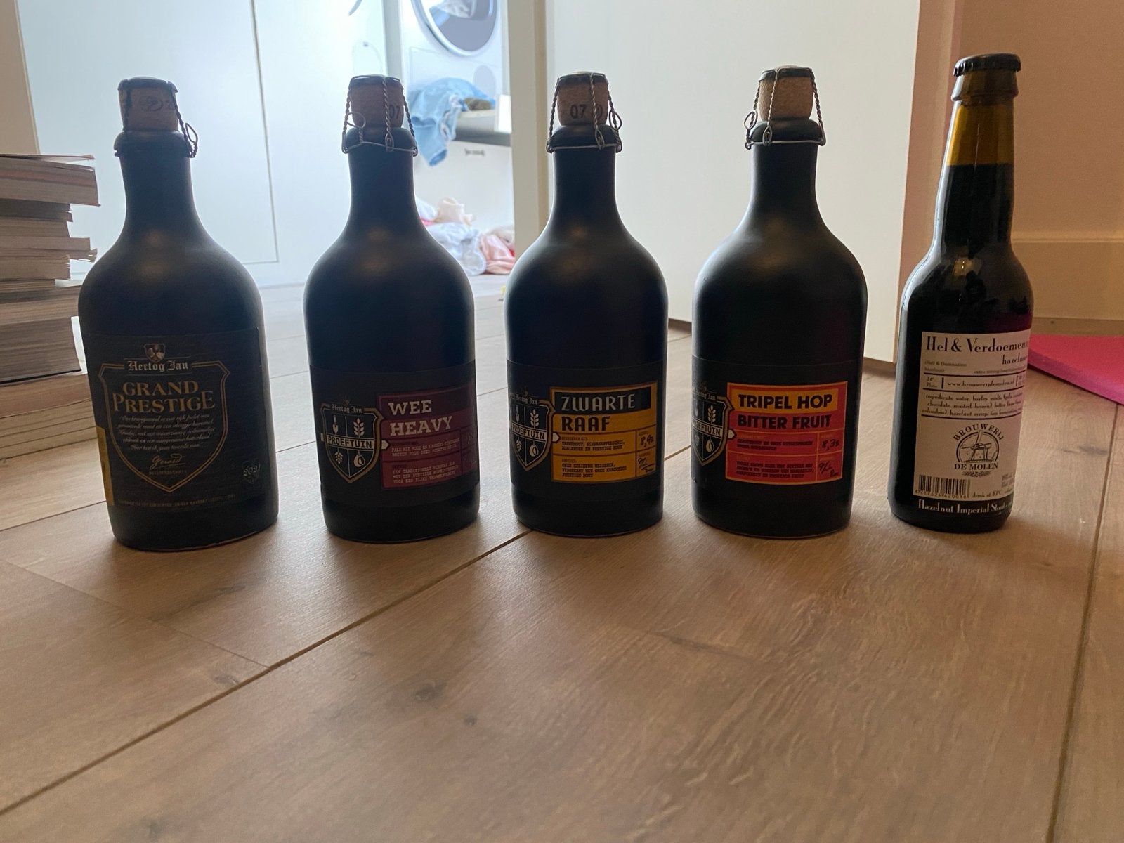 3x Hertog Jan Proeftuin, Gerijpte GP ‘21 en Limited De Molen, Ophalen of Verzenden, Nieuw, Flesje(s), Hertog Jan
