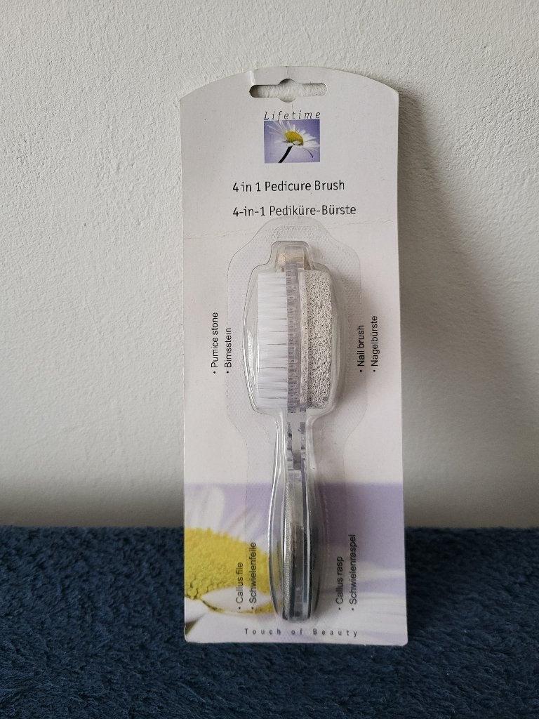 4 in 1 pedicure borstel (voeten) NIEUW, Verzenden, Nieuw, Overige typen