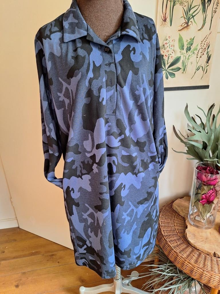 Jurk trui sybel maat 4 50 52  blauw, Kleding | Dames, Ophalen of Verzenden, Nieuw, Blauw, Blouse of Tuniek