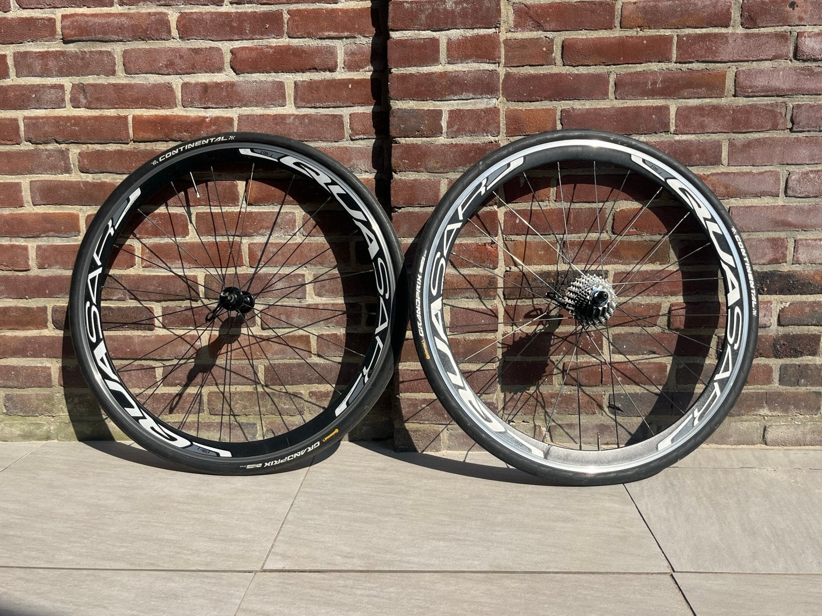 Quasar QS4 Racefiets Wielset met Continental Grand Prix, Wiel, Gebruikt, Racefiets, Ophalen of Verzenden