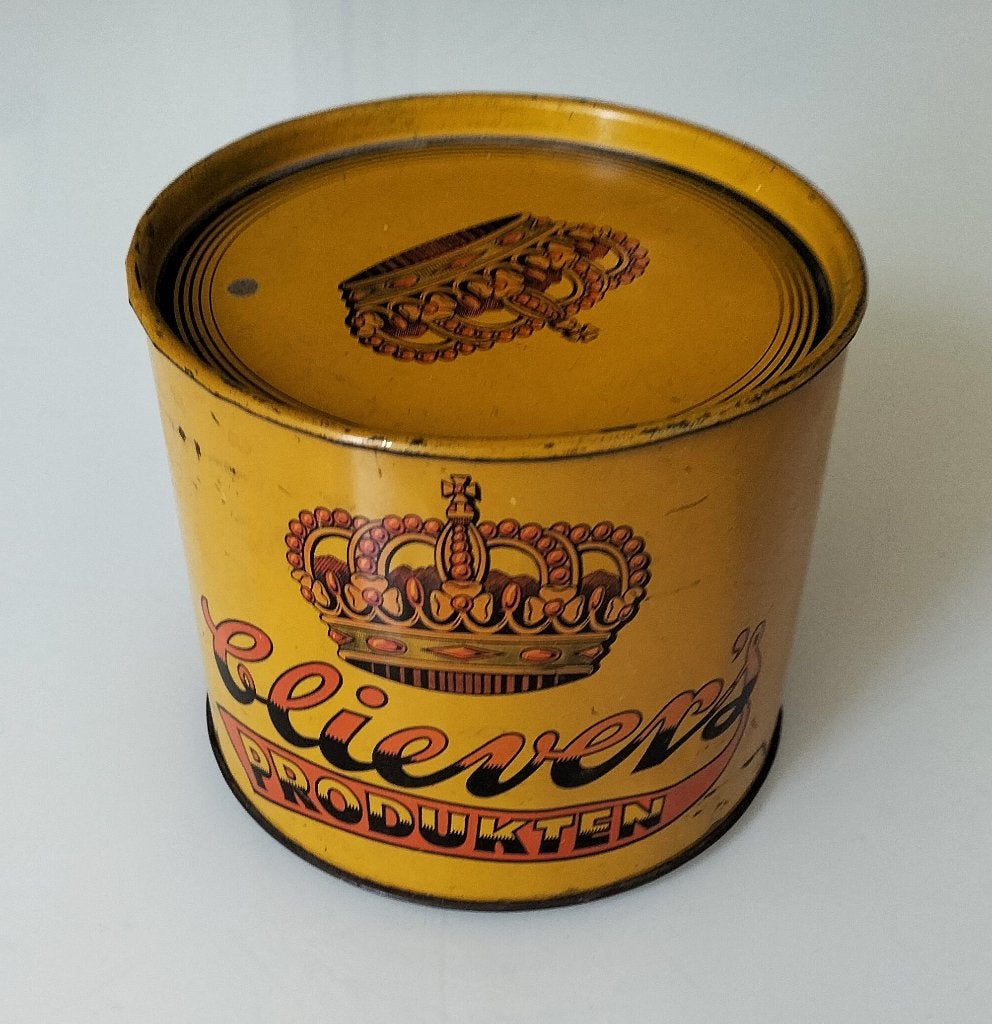 Vintage Cliever's Toffee Blik Rotterdam jaren 60, Verzamelen, Blikken, Ophalen of Verzenden, Gebruikt, Overige, Overige merken