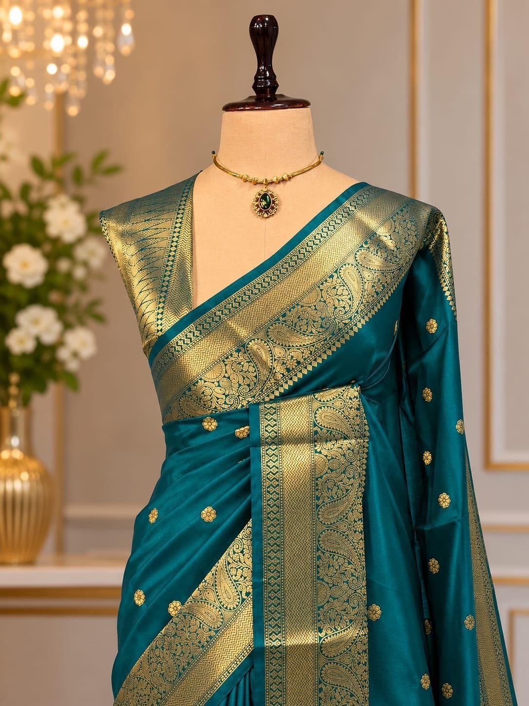 Nieuwe Saree - Elegante Indiase Kleding, Ophalen of Verzenden, Nieuw