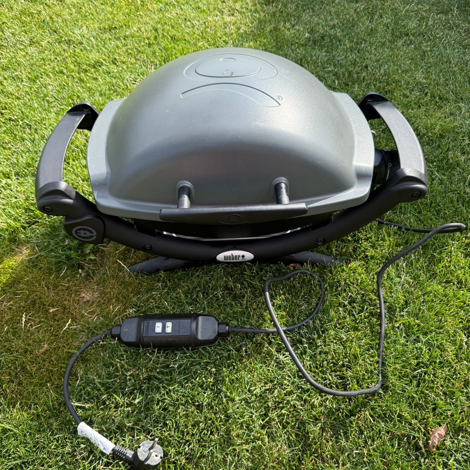Weber elektrische barbecue, Tuin en Terras, Elektrische barbecues, Ophalen of Verzenden, Zo goed als nieuw