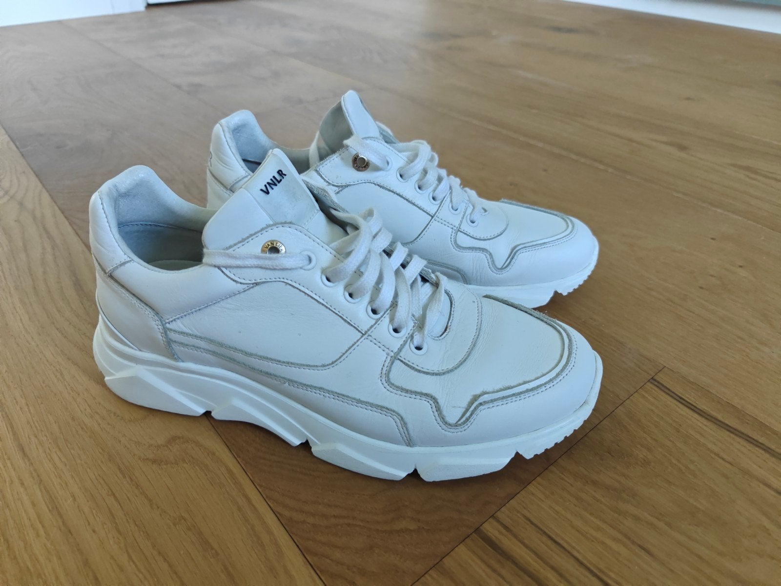 Witte Van Lier Rock sneakers - Maat 44, Wit, Van Lier, Ophalen of Verzenden, Zo goed als nieuw